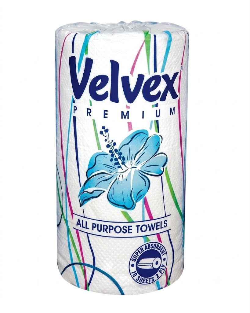 Velvex Premium All Purpose Towels — Single Roll