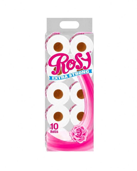 Rosy Extra Strong Toilet Tissue, White