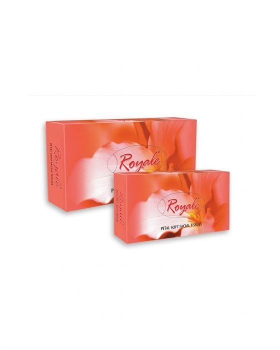 Royale Petal Soft Facial Tissues, 80 Sheets
