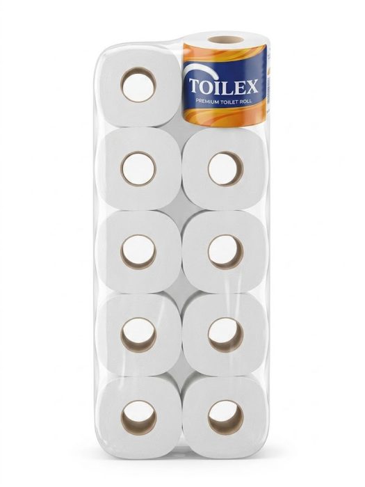 Toilex Toilet Tissue, White