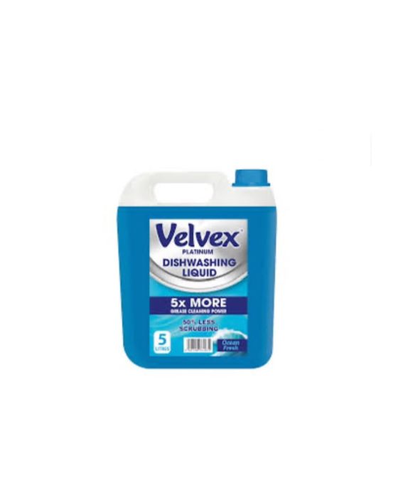 Velvex Platinum Dishwashing Liquid, Ocean Fresh