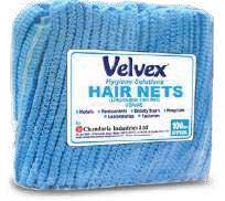 Velvex Hair Nets, Blue