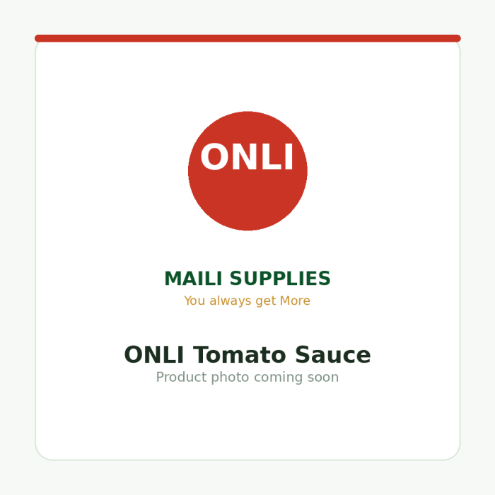ONLI Tomato Sauce