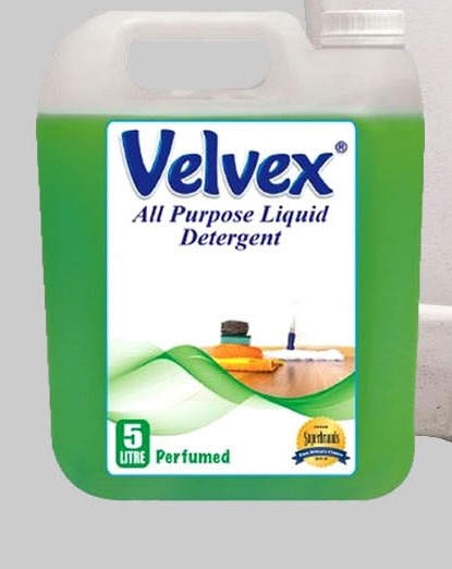 Velvex Multipurpose Liquid Detergent, 5 Litre